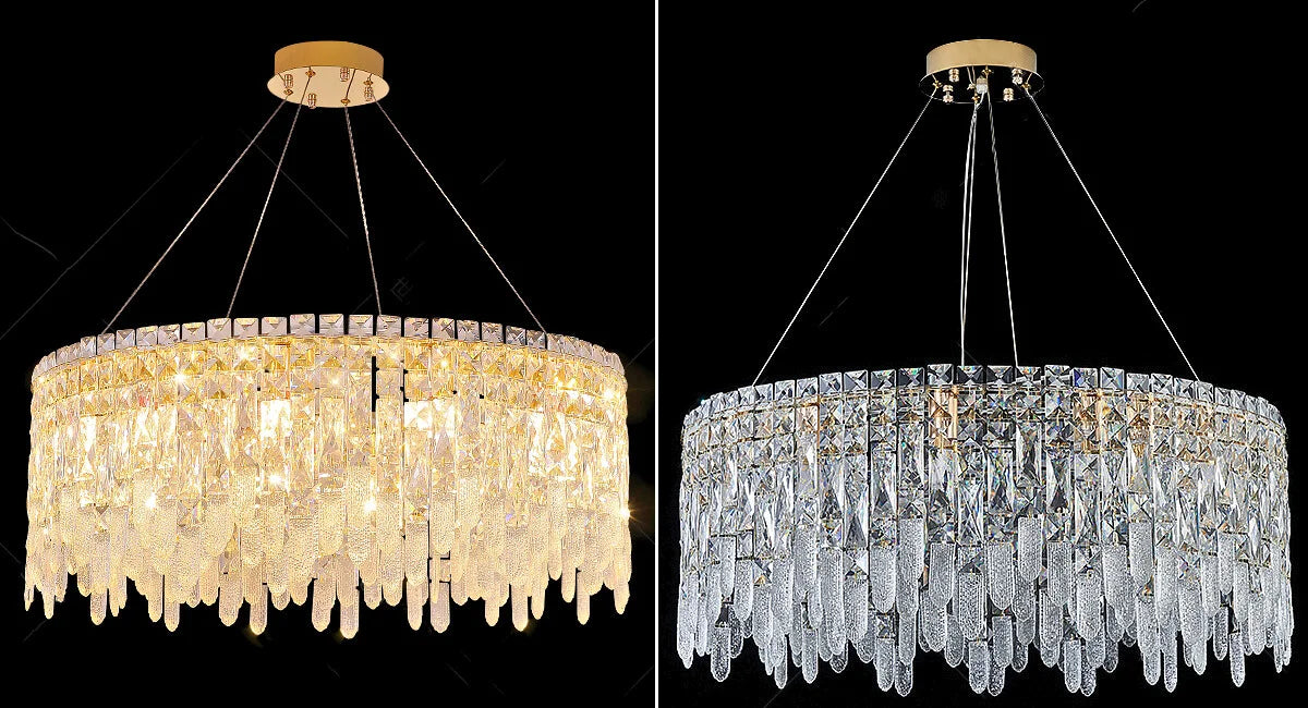 modern crystal chandelier for living room ceiling