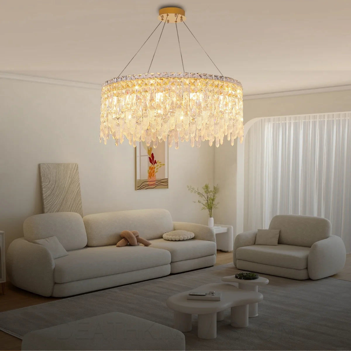 modern crystal chandelier for living room ceiling