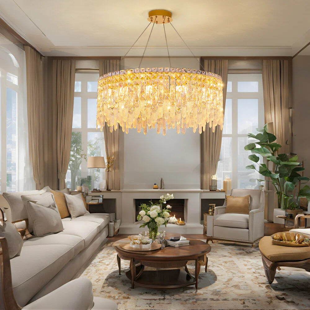 modern crystal chandelier for living room ceiling