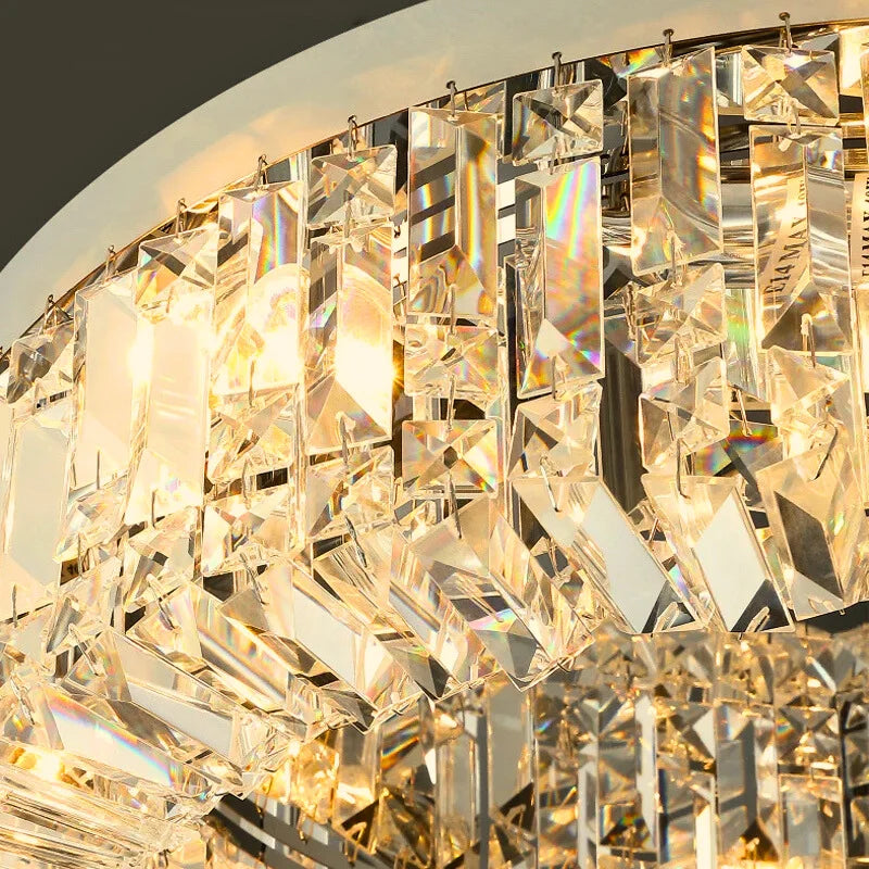 modern crystal light for ceiling
