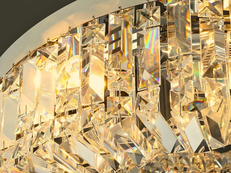 modern crystal light for ceiling