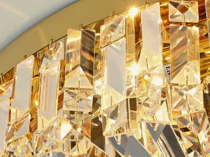 modern crystal light for ceiling
