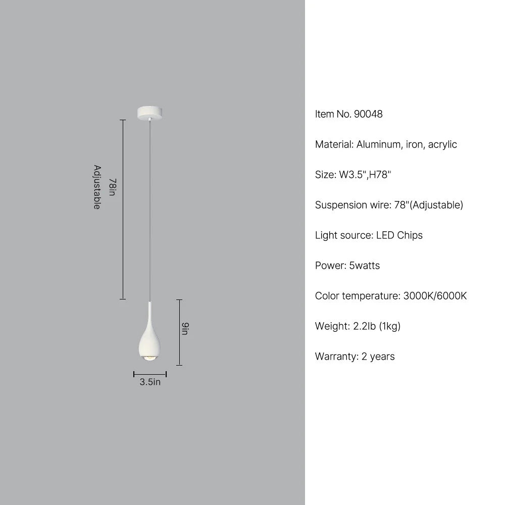 modern small pendant light