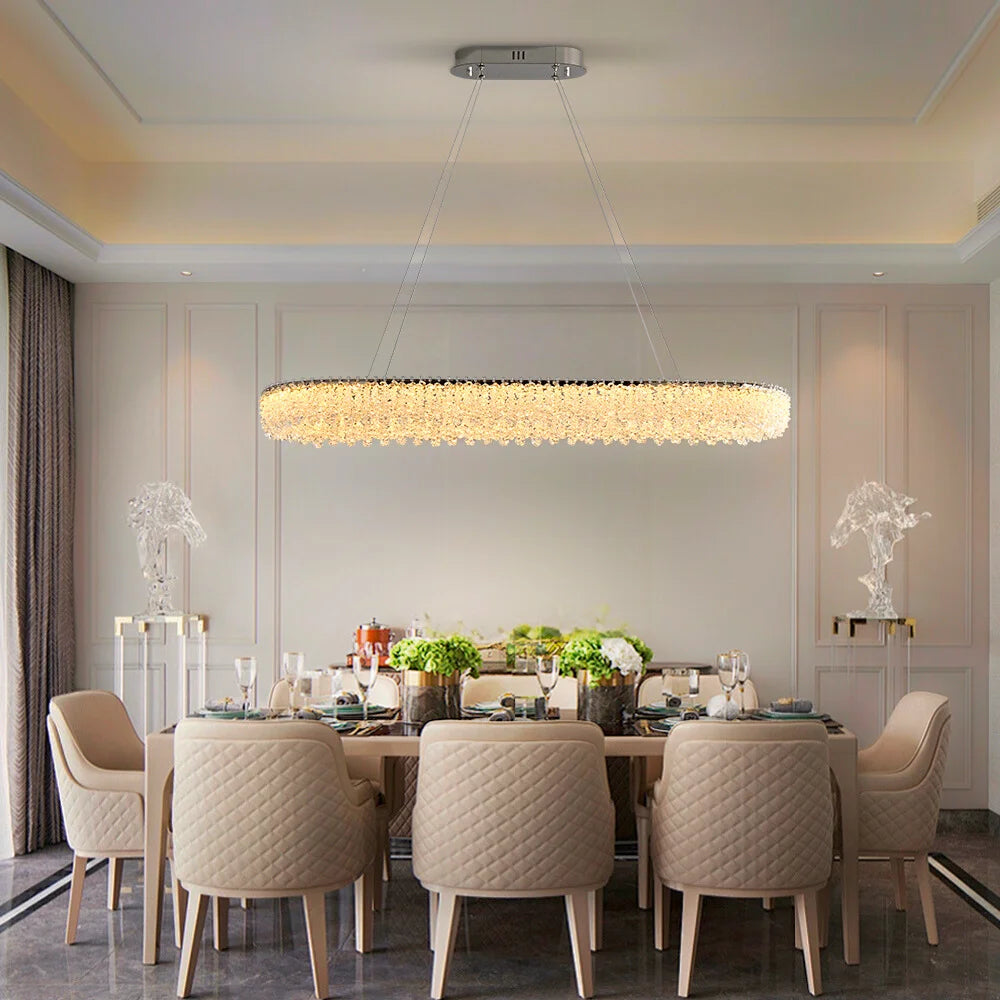crystal dining room chandelier