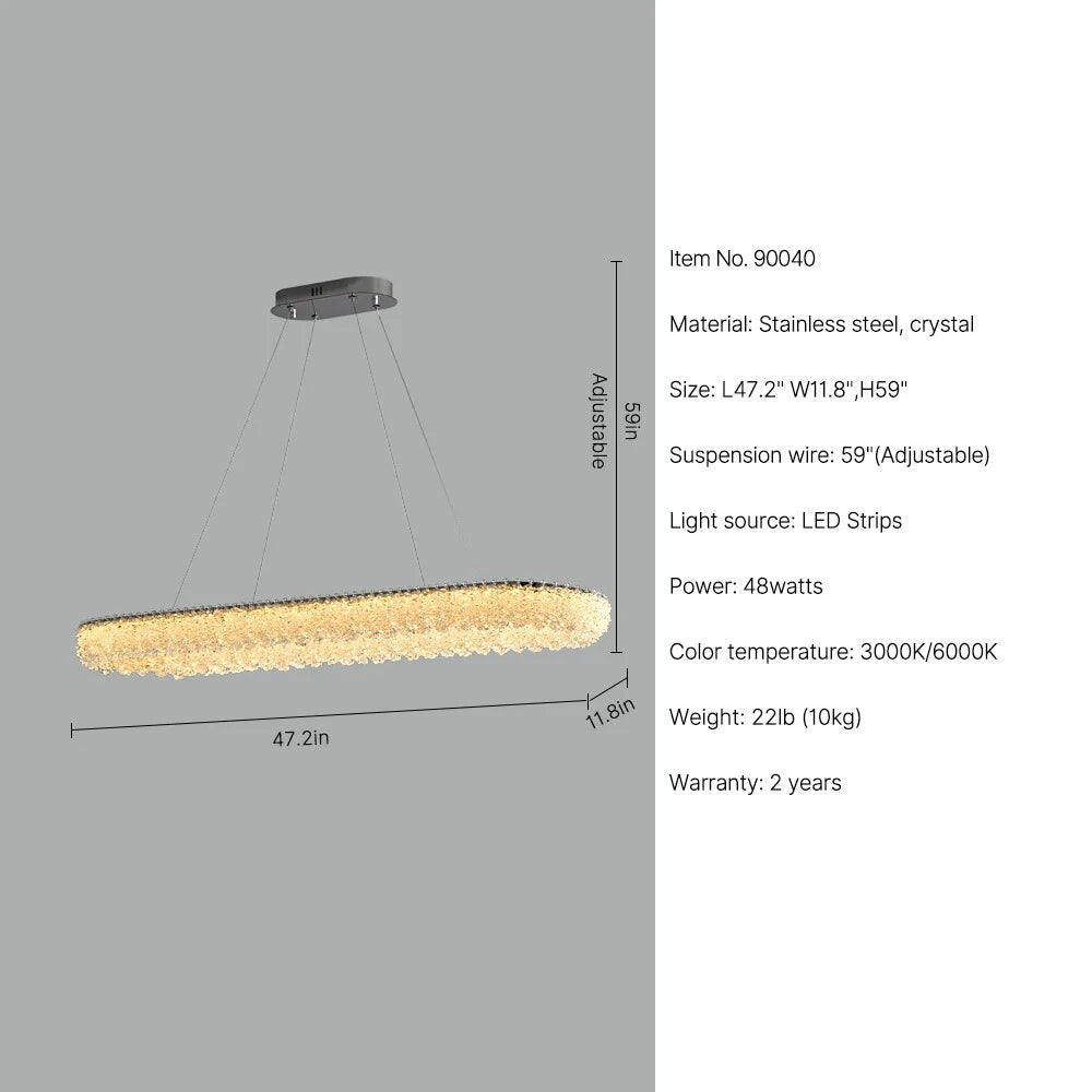 crystal dining room chandelier