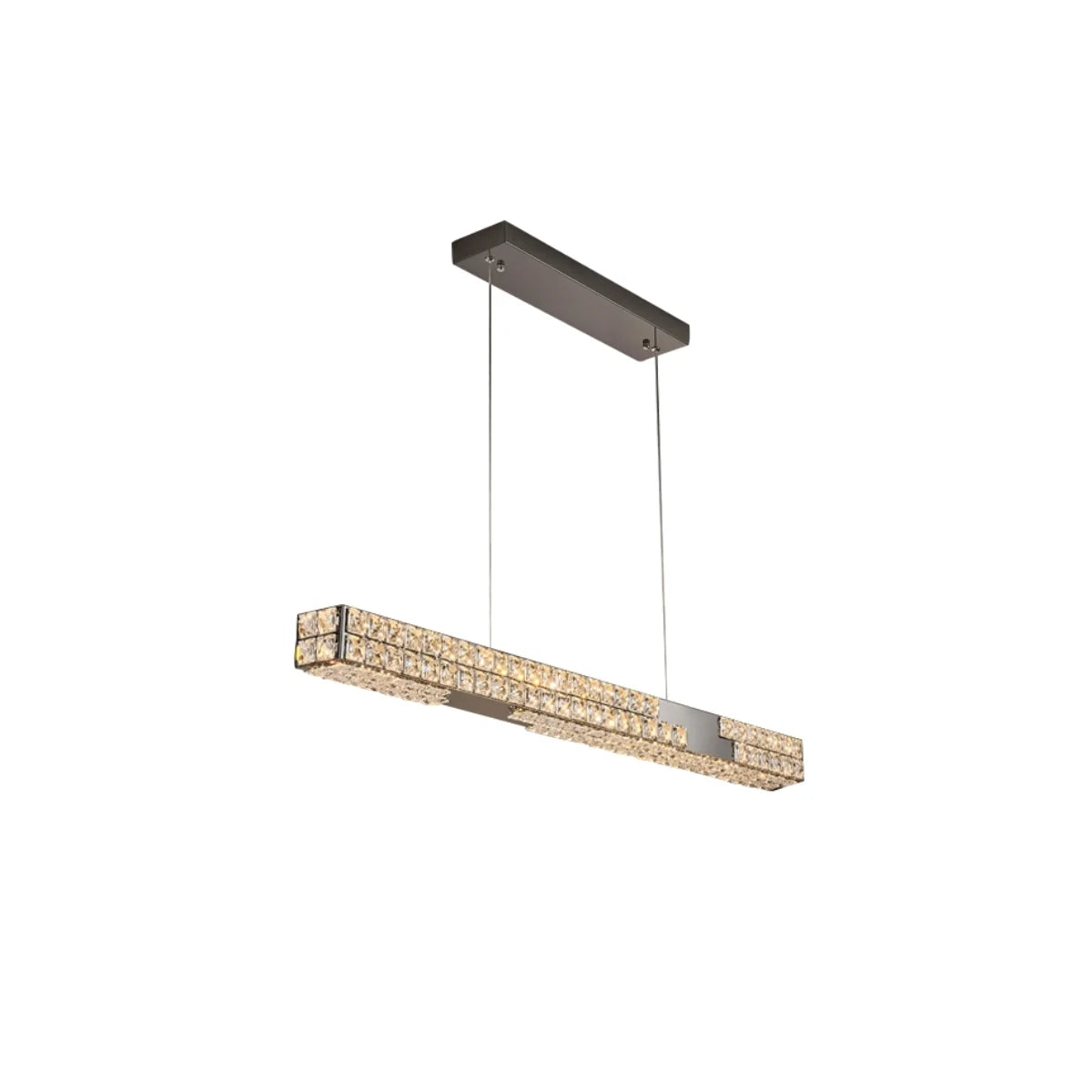 Kira Black Linear Chandelier