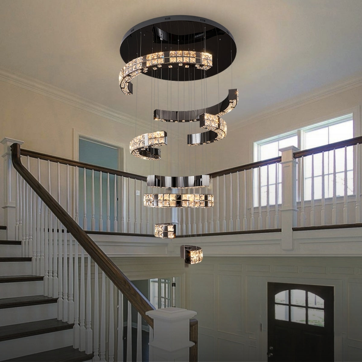 large chandeliers for high ceiling