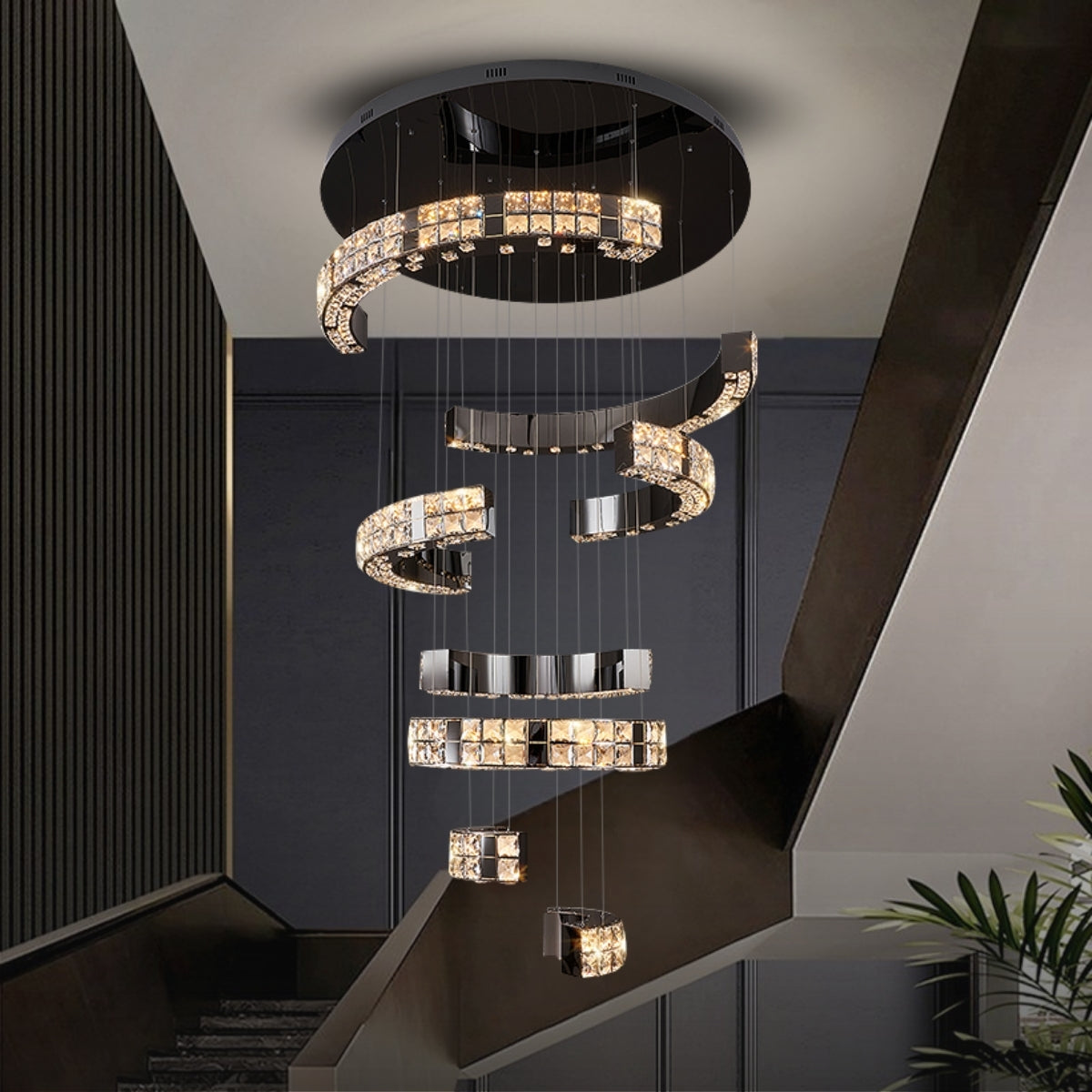 large chandeliers for high ceiling