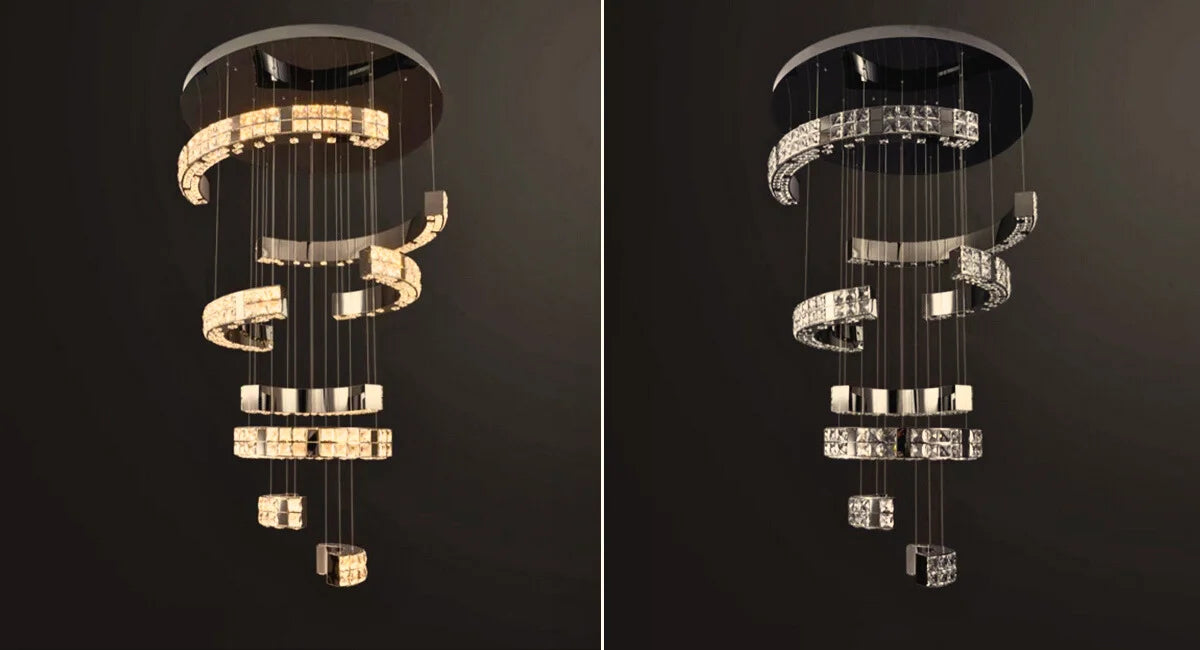 large chandeliers for high ceiling