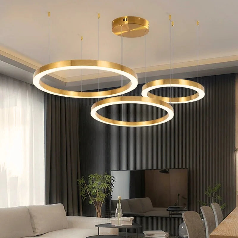 Led Ring Chandelier