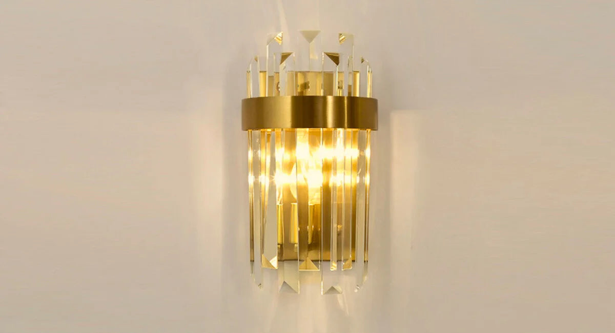 gold sconce light fixture