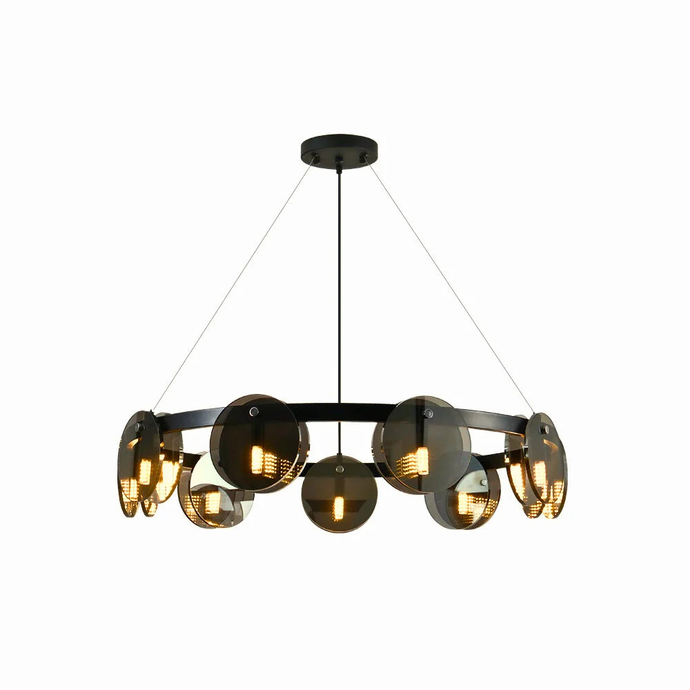 modern black chandelier lighting