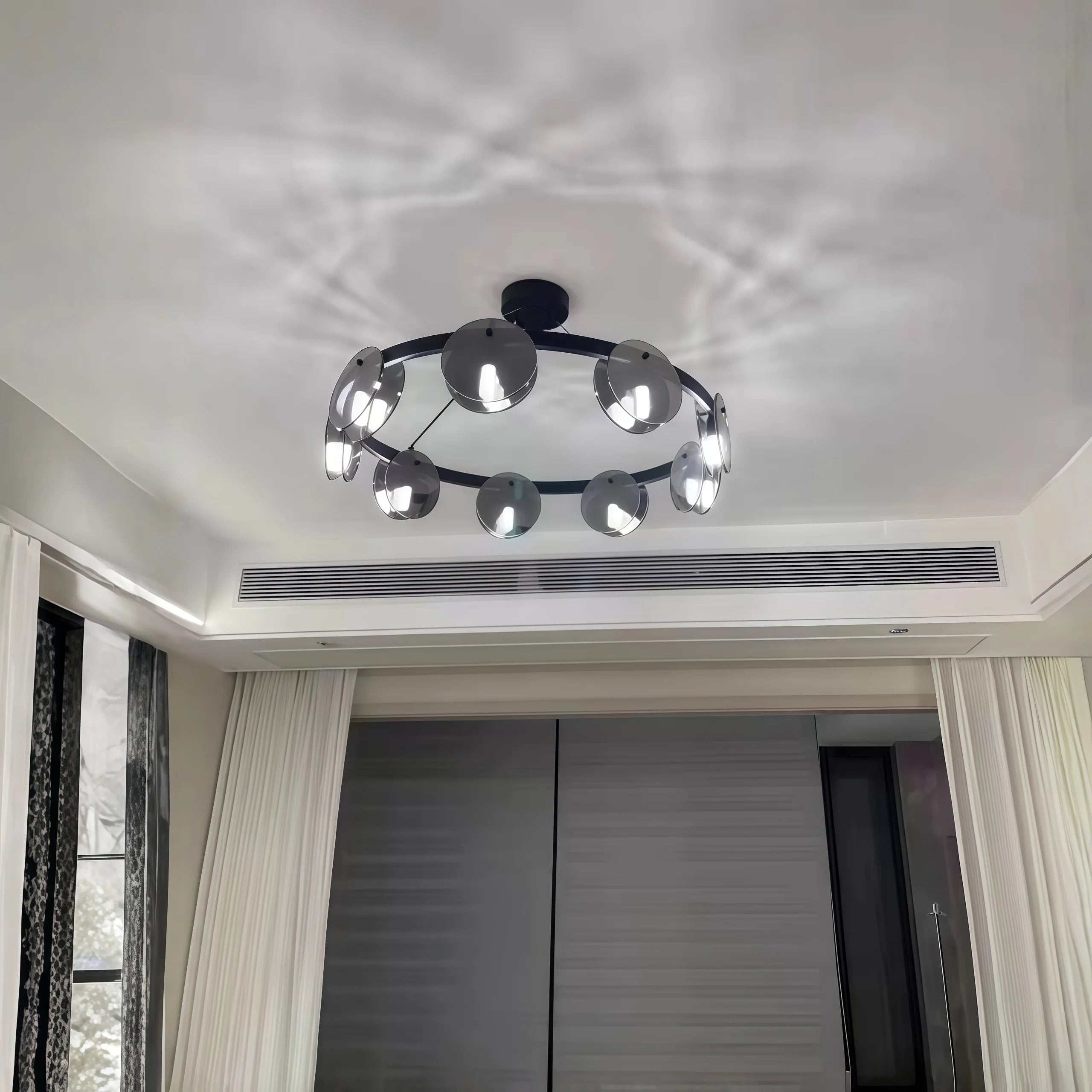 modern black chandelier lighting