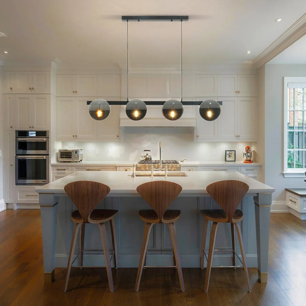glass light for island