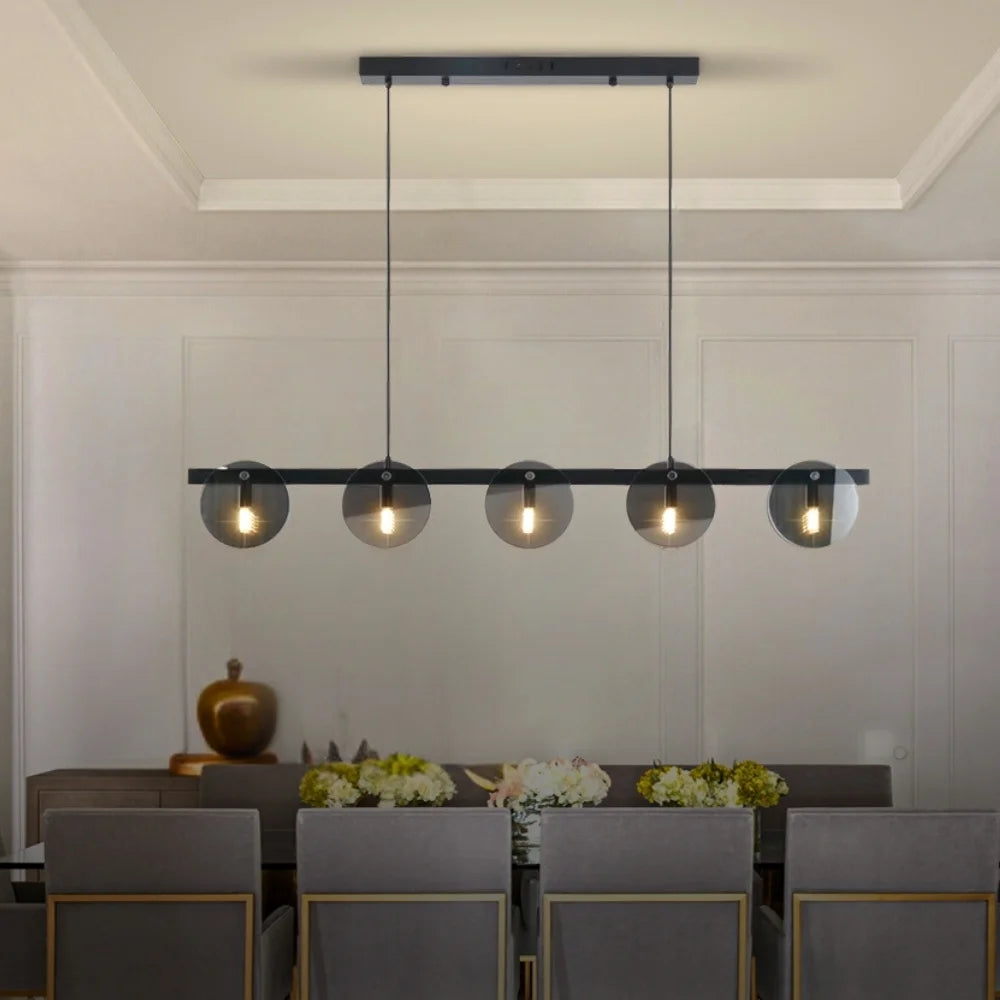 glass light for island