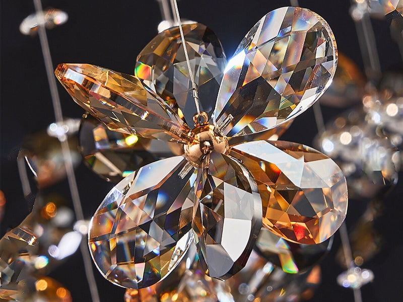 flowers crystal