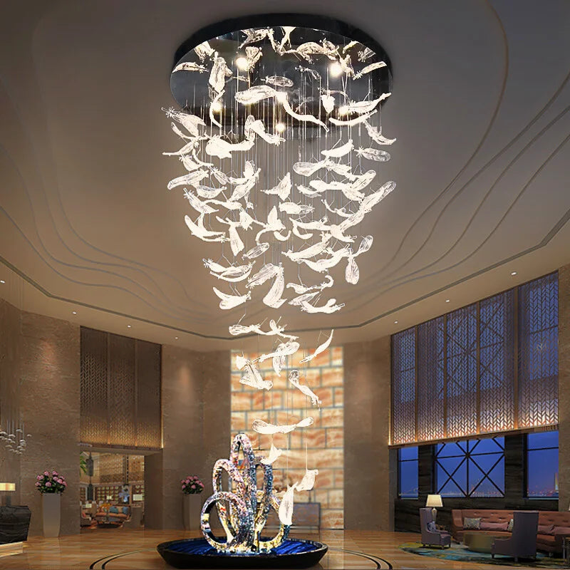 modern artistic chandelier