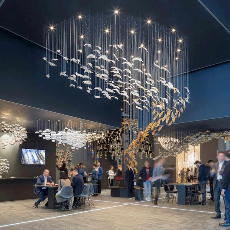 modern artistic chandelier