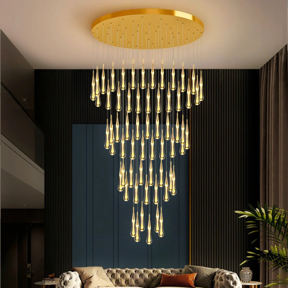 large chandelier crystal