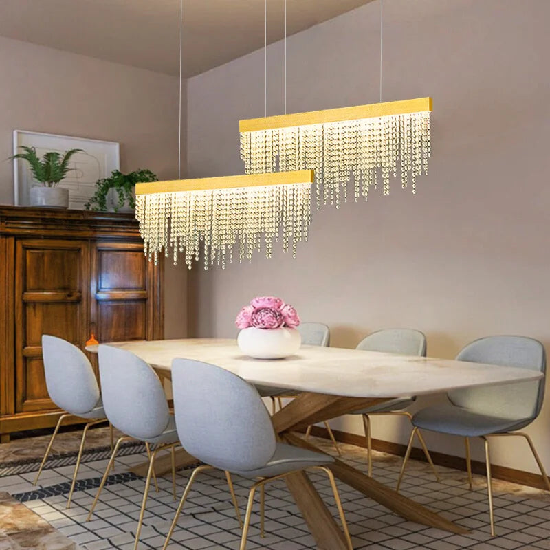 LED dining room chandelier