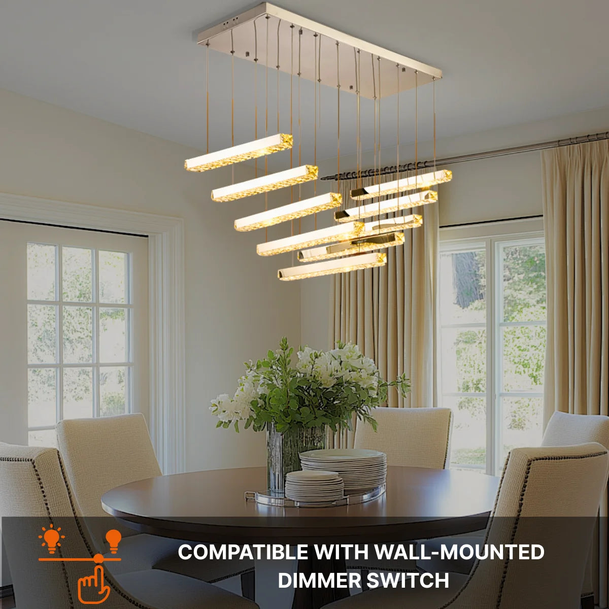 Modern Crystal Pendant Light