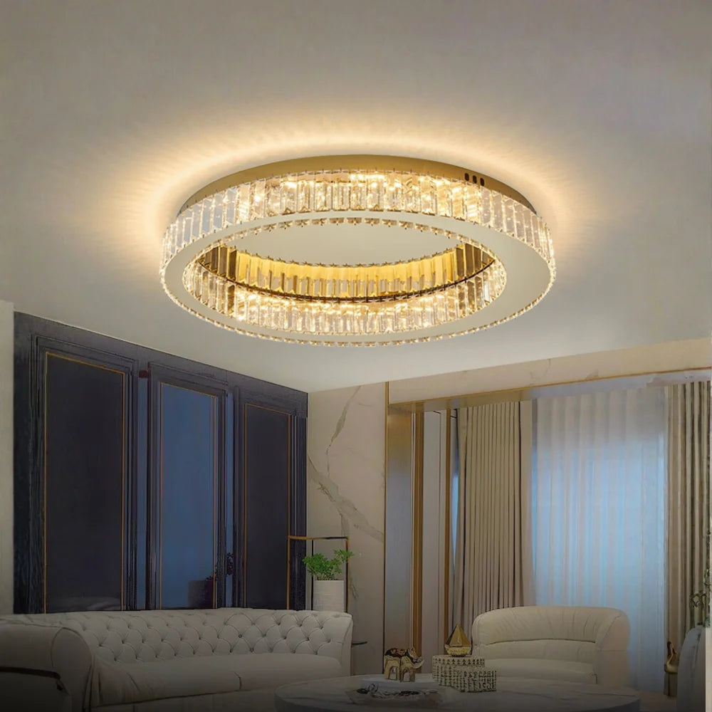 living room crystal ceiling lamp