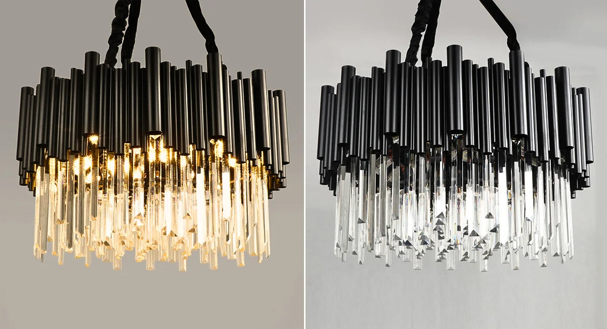 black chandelier for living room