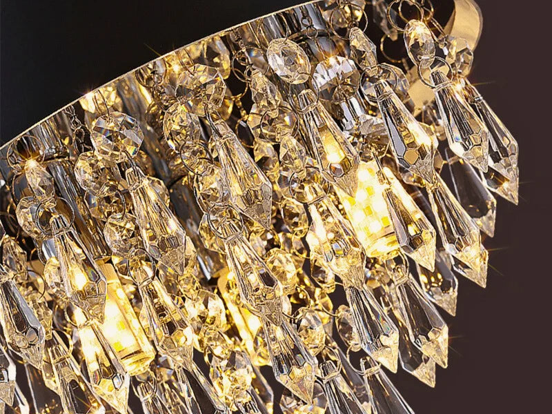 Nova Pendant Light-American Vintage Crystal Pendant Light for Dining, Bar, Café Detail