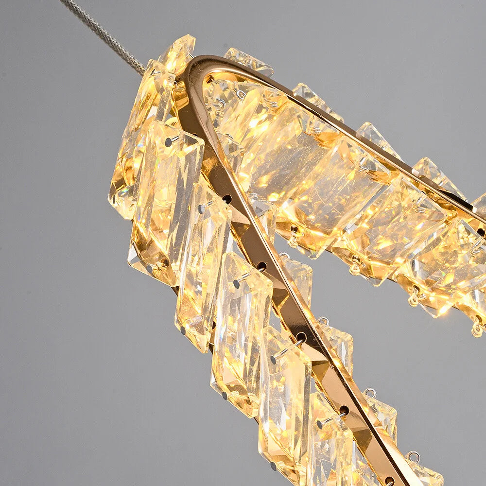 led pendant light for crystal