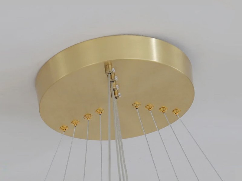 Orla Chandelier-Creative C-shaped LED Acrylic Hanging Light Fixtures Detail