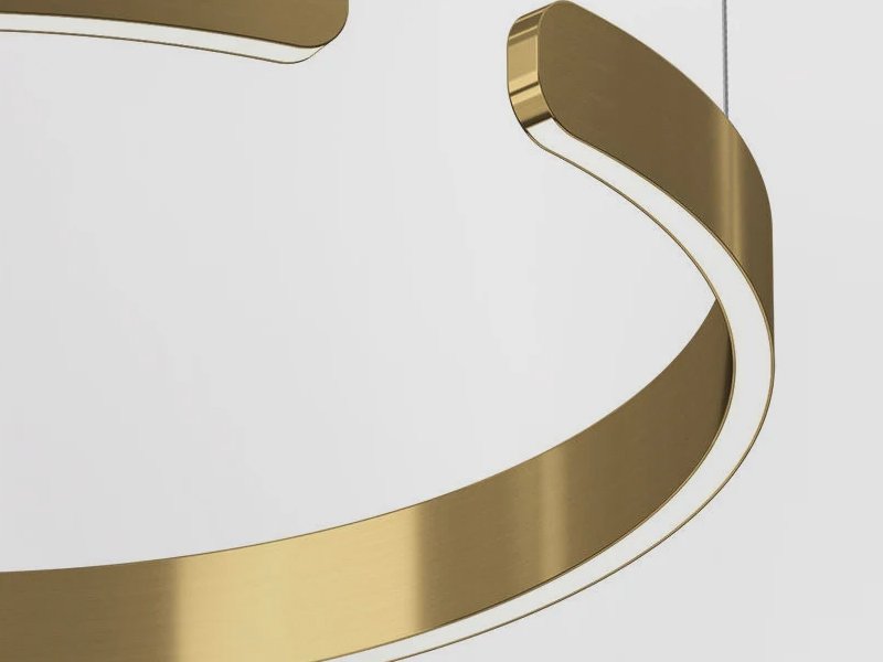 Orla Chandelier-Creative C-shaped LED Acrylic Hanging Light Fixtures Detail