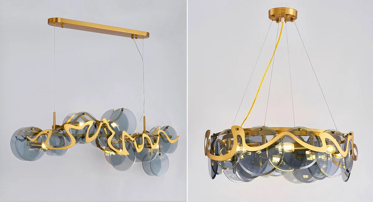 modern designer chandelier