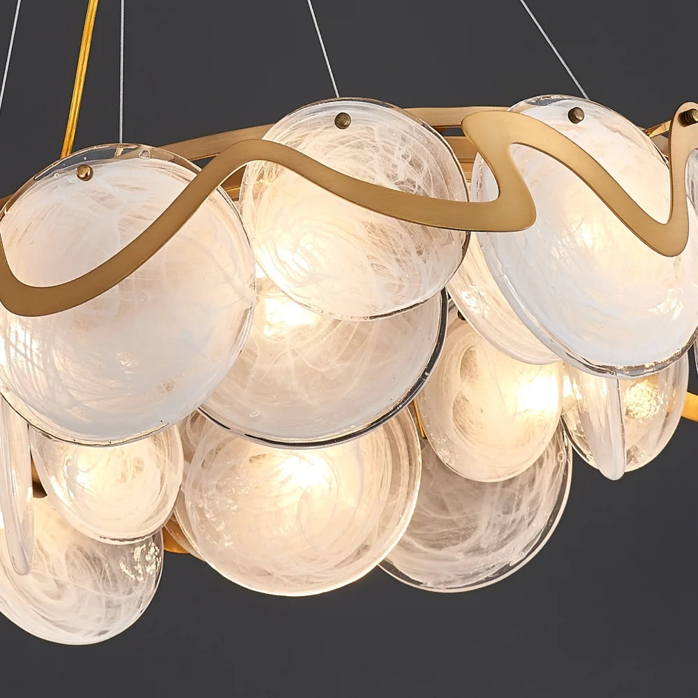 modern designer dining chandelier