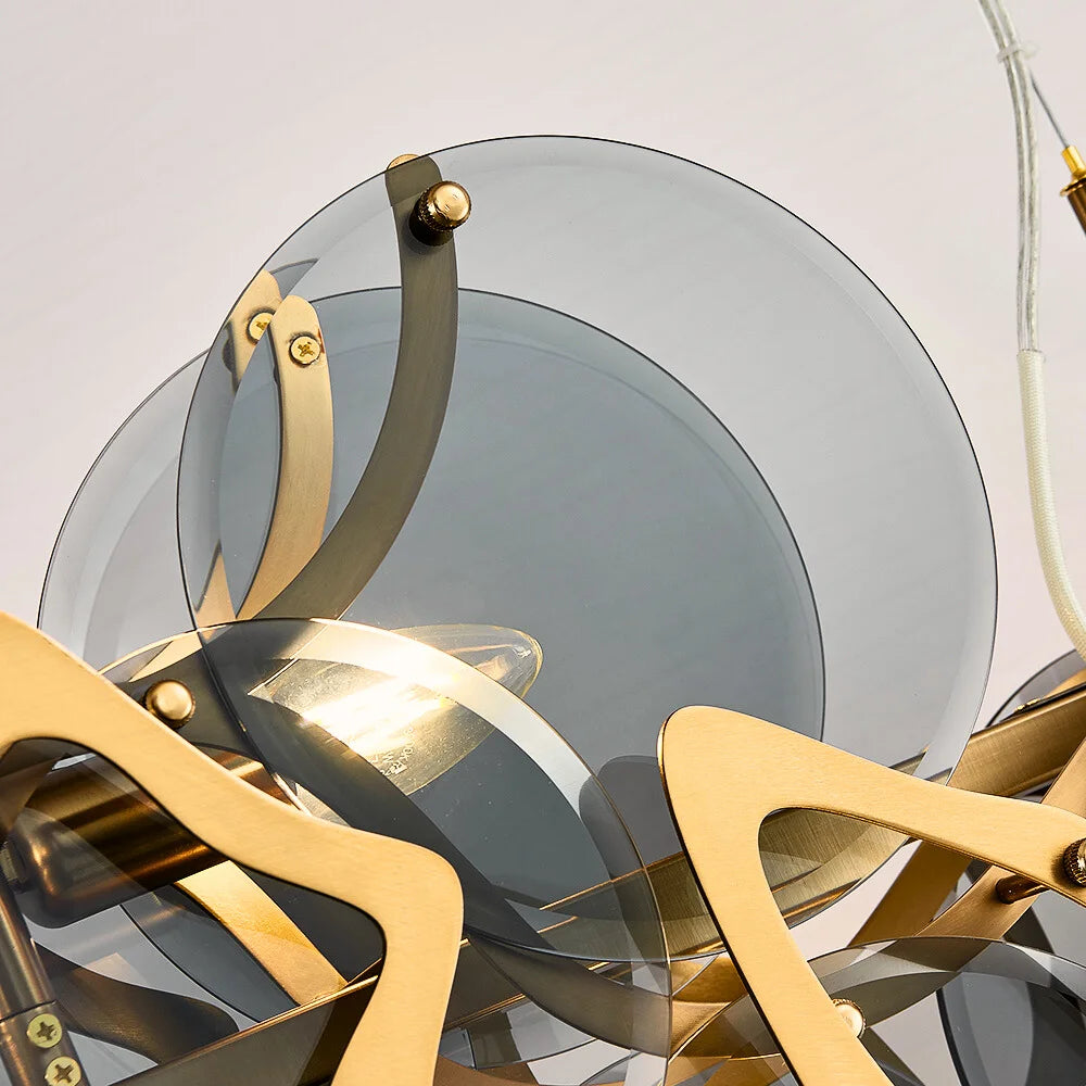 modern designer dining chandelier