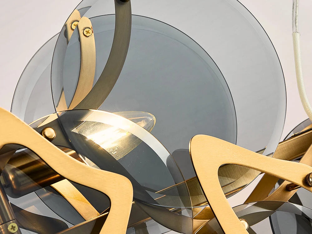 modern designer dining chandelier