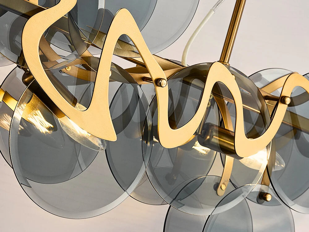 modern designer dining chandelier