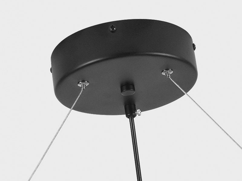 Ray Chandelier-Black Led CreativeCrystal Hanging Lamp For Living Room Detail Image 2