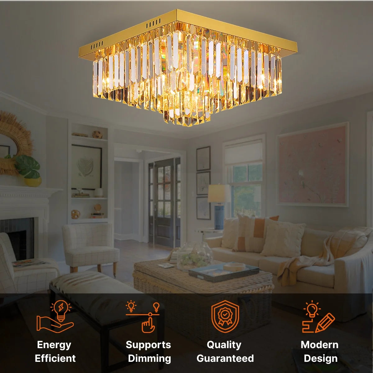 modern gold chandelier for ceiling