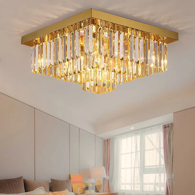 modern gold chandelier for ceiling