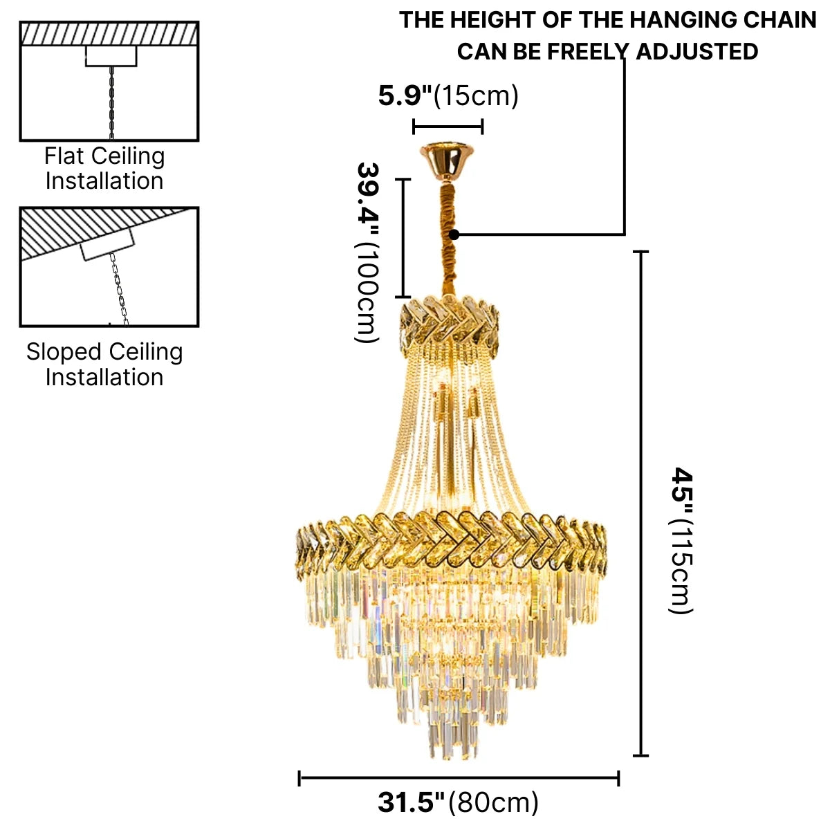 modern loft chandelier