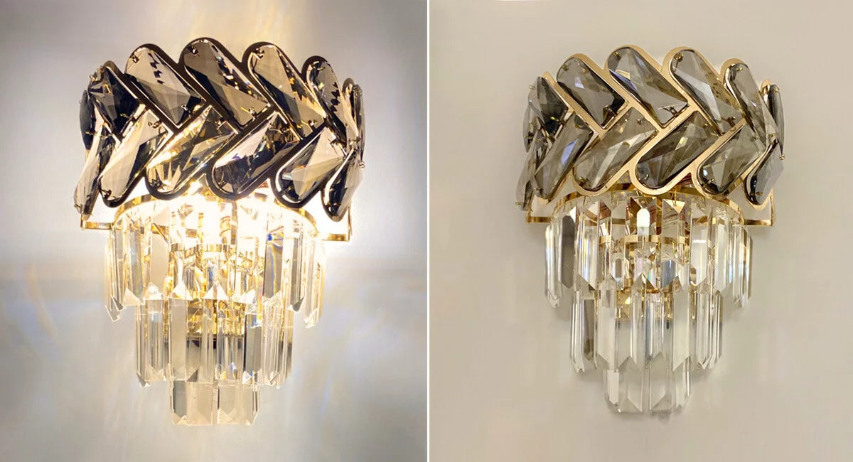 gold wall lamp