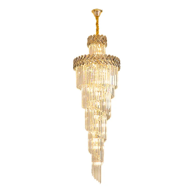 large entryway chandelier