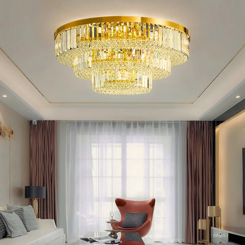 crystal ceiling chandeliers