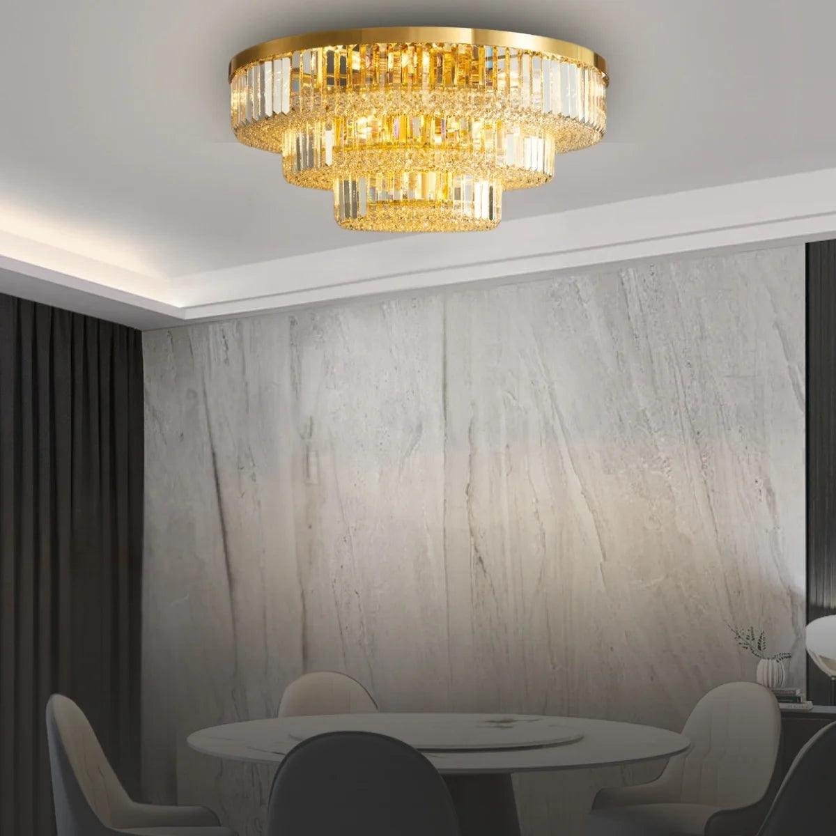 crystal ceiling chandeliers