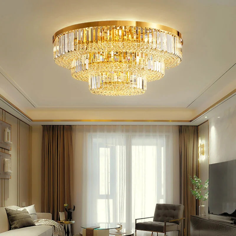 crystal ceiling chandeliers