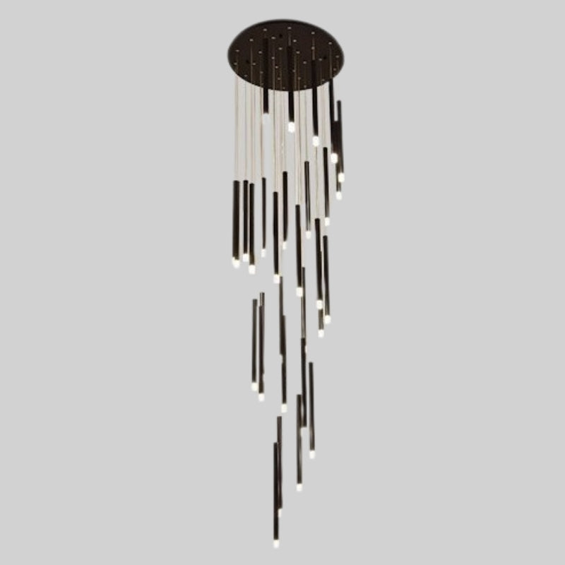Swirl Modern Spiral LED Staircase Chandelier
