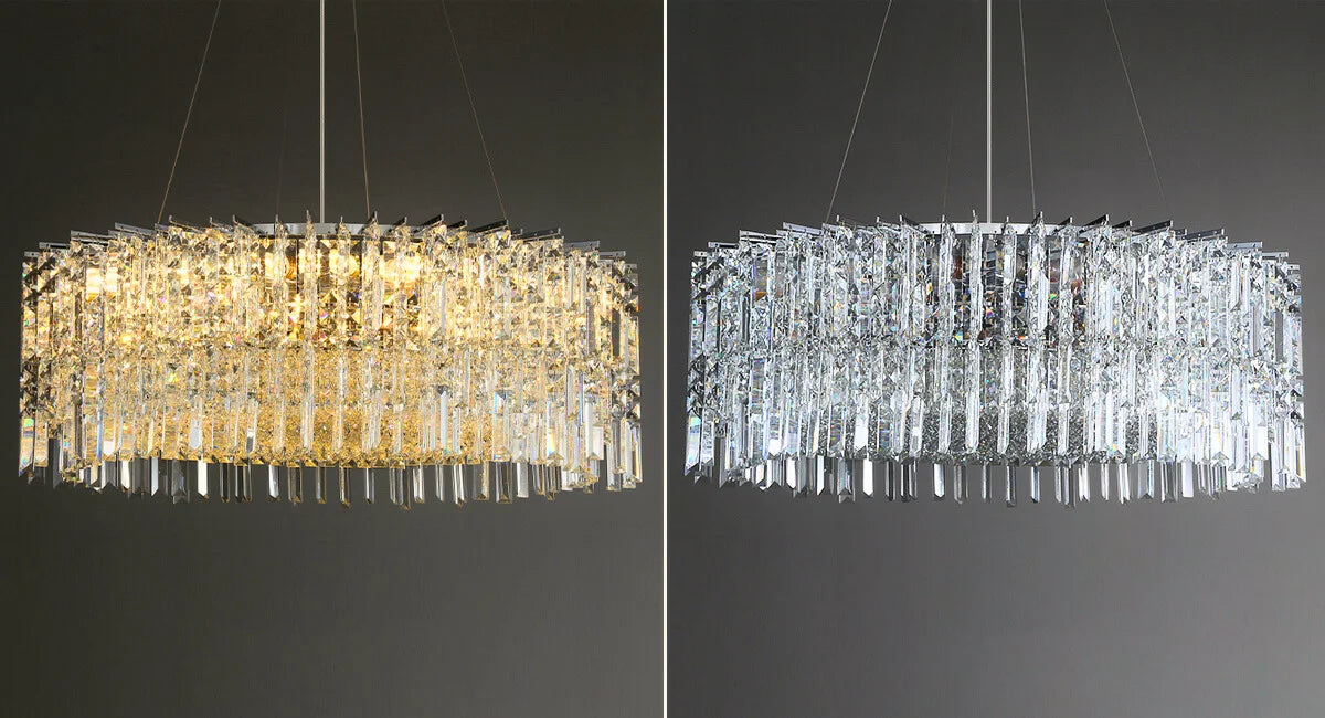 round crystal chandelier