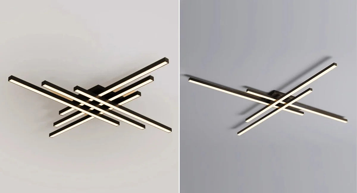 black ceiling light fixtures