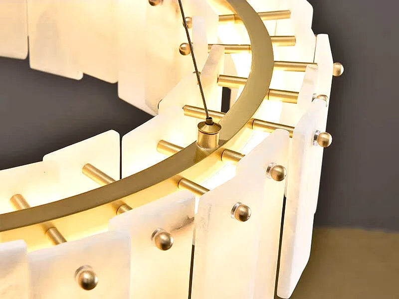 marble chandelier for living room