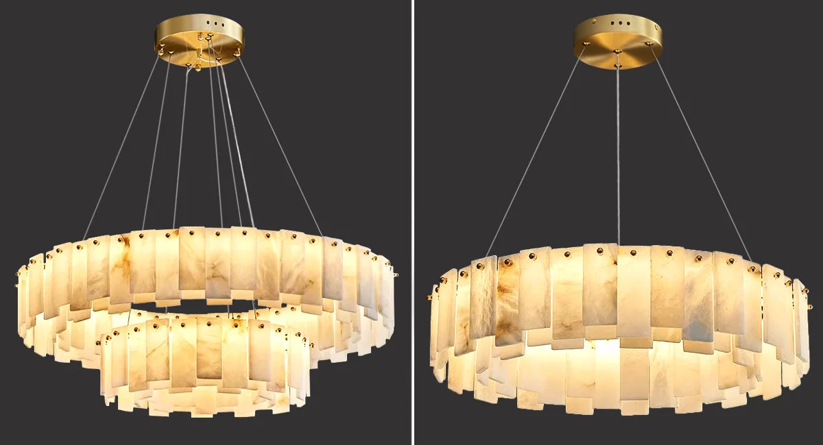 marble chandelier for living room